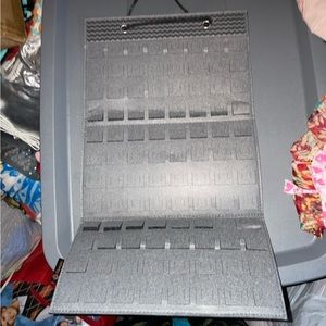 Pin/earring hanging organizer